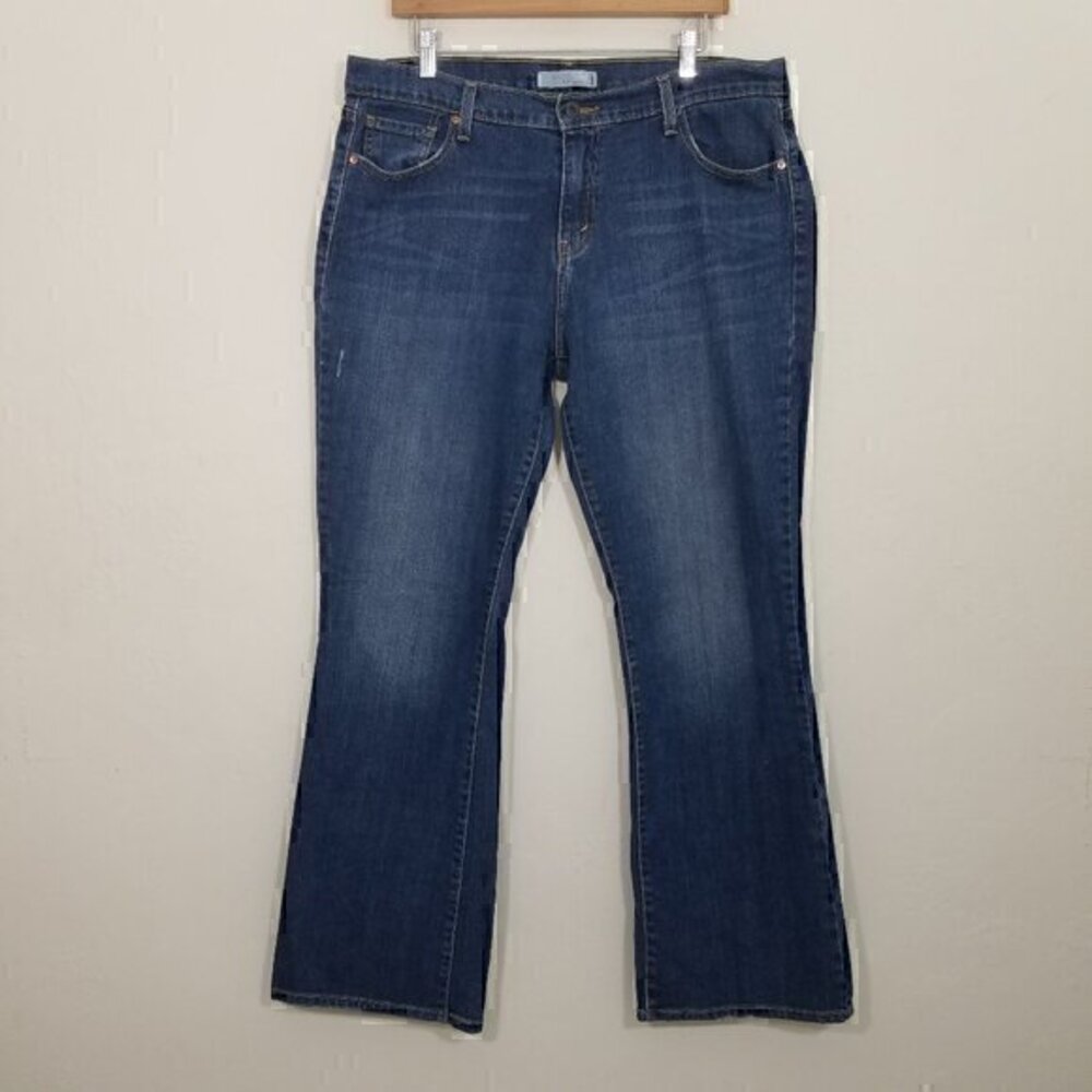 Levi's 515 Boot Cut Stretch Jeans Blue‎ Size 16M